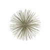 Ornamental Metal Sea Urchin Sculpture On Stand, Large, Gold