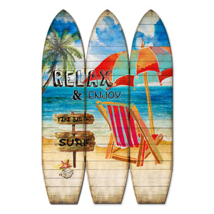 47"x1"x71" Multicolor Surfboard Screen