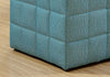 17"x16.75"x16.75" Cube Ottoman Blue