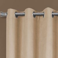 50" x 1" x 168" 2pcs Beige - Curtain Panel