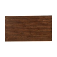 Rectangular Rubberwood Dining Table In Brown