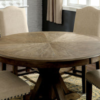 Wood Dining Table, Light Oak Brown