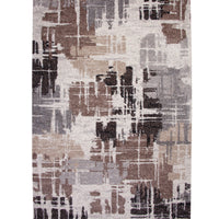 Contemporary Style Thick And Plush Area Rug With Fine lines, Multicolor