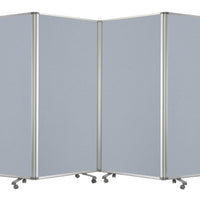 71" X 106" X 1" Metal and Fabric  Heather Screen