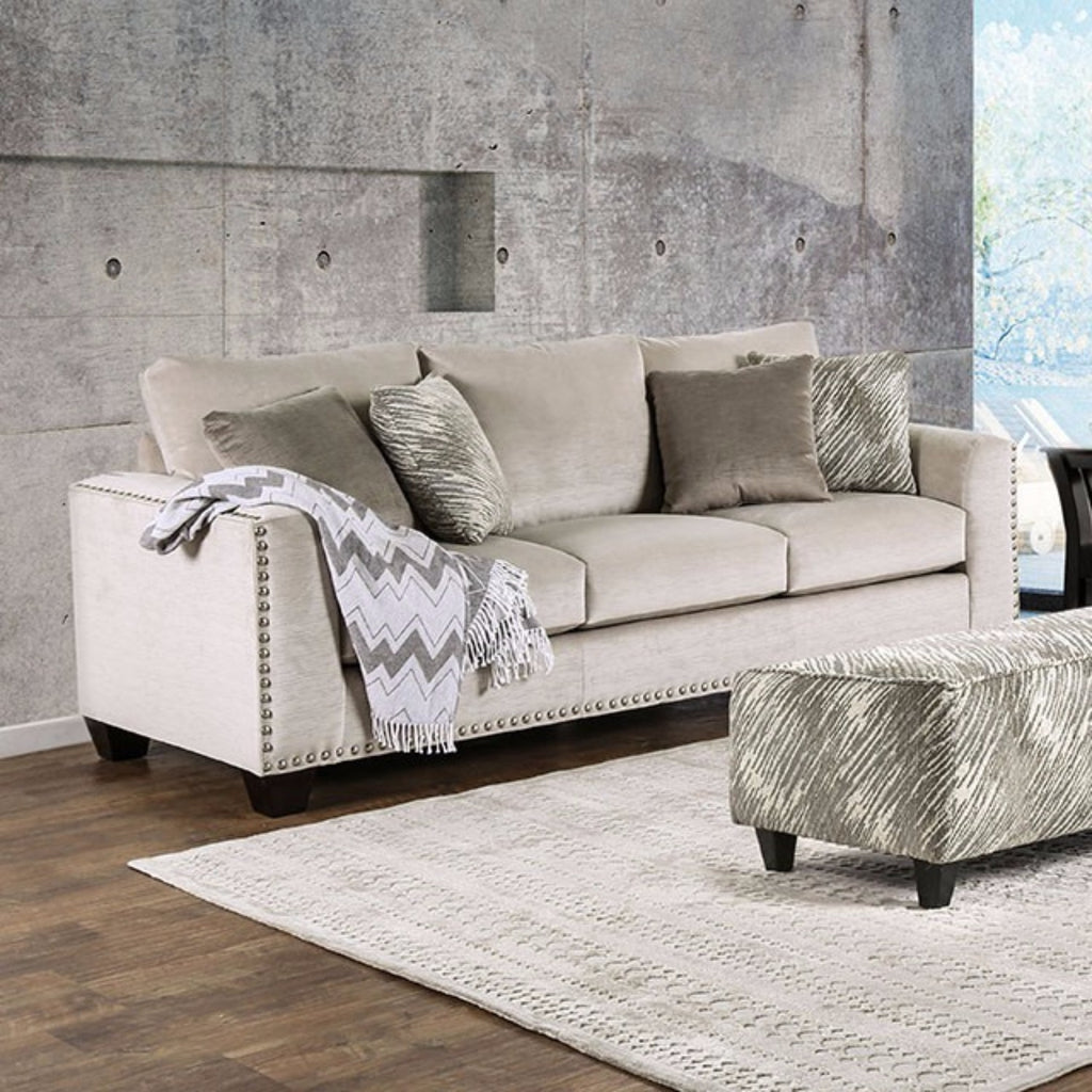 Cushy Stefano Sofa, Light Mocha