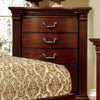 Feet Wooden Chest In Cherry brown