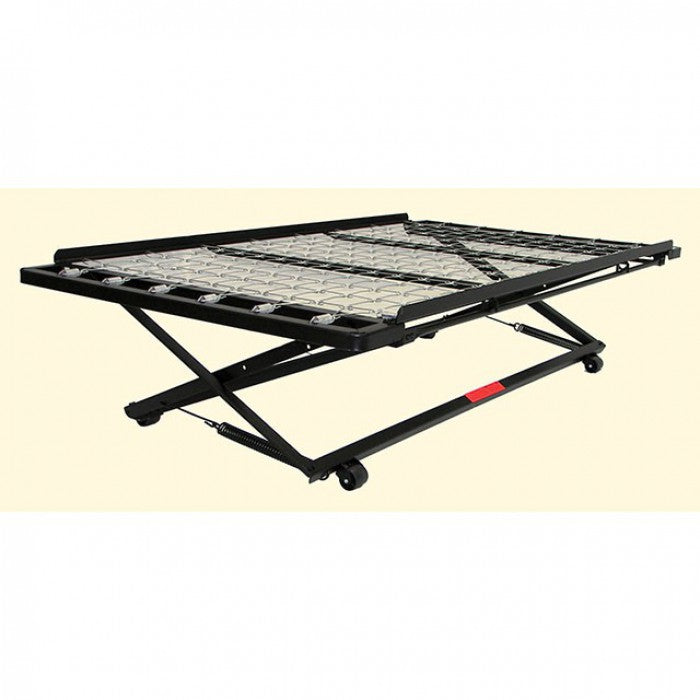 Pop Up Trundle of High Carbon Rail Steel, Black