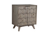 Wooden Bar Cabinet With Two Door Cabinets, Gray