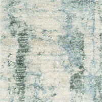 7'10" x 9'10" Polypropelene Ivory-Blue Area Rug