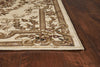 7'7" x 10'10" Polypropelene Ivory Area Rug