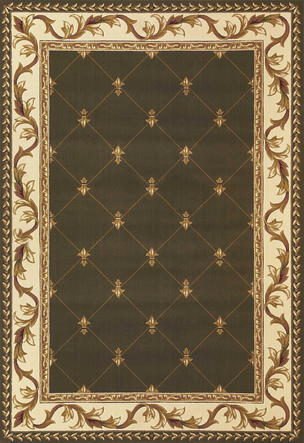 7'7" x 10'10" Polypropelene Green Area Rug