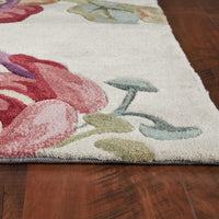 5' x 7'6" Polyester Beige Area Rug