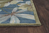 5' x 7'6" Polyester Ocean Area Rug