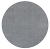 8' Round Polyester Grey Area Rug