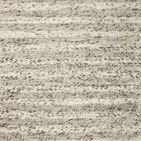 5' x 7' Wool Grey Area Rug