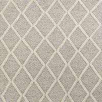 5' x 7' Wool Grey Area Rug