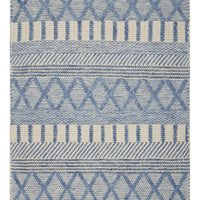 5' x 7' Polyester Denim Area Rug