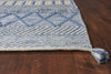 5' x 7' Polyester Denim Area Rug