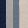 6'6" x 9'6" UV-treated Polypropelene Slate-Navy Area Rug