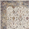 7'10"X 10'10" Polypropelene Ivory-Navy Area Rug