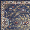 8'x11' Royal Blue Machine Woven Traditional Indoor Area Rug