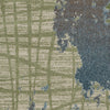 7'10" x 10'10" Polypropelene Green-Blue Area Rug