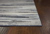 7'10" x 10'10" Polypropelene Grey Area Rug