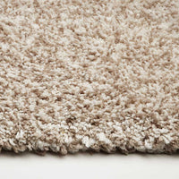 7'6" X 9'6" Polyester Ivory Heather Area Rug