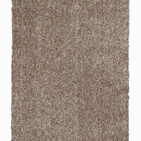 7'6" X 9'6" Polyester Beige Heather Area Rug