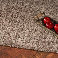 7'6" X 9'6" Polyester Beige Heather Area Rug