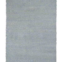 7'6" X 9'6" Polyester Blue Heather Area Rug