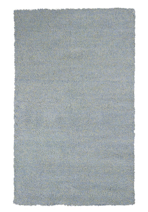 7'6" X 9'6" Polyester Blue Heather Area Rug