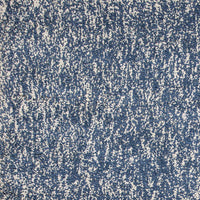 7'6" X 9'6" Polyester Indigo-Ivory Heather Area Rug