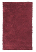 7'6" X 9'6" Polyester Red Area Rug