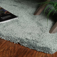 7'6" X 9'6" Polyester Slate Area Rug