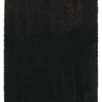 7'6" X 9'6" Polyester Espresso Area Rug