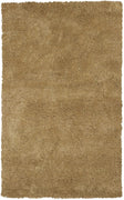 7'6" X 9'6" Polyester Gold Area Rug