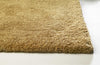 7'6" X 9'6" Polyester Gold Area Rug