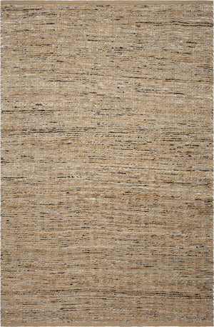 7'6" x 9'6" Jute Black Area Rug