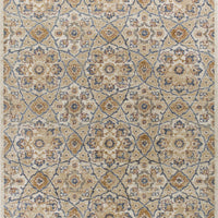 7'7" x 10'10" Polypropelene Ivory Area Rug