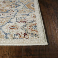 7'7" x 10'10" Polypropelene Ivory Area Rug