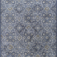 7'7" x 10'10" Polypropelene Denim Area Rug