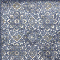 7'7" x 10'10" Polypropelene Denim Area Rug