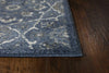 7'7" x 10'10" Polypropelene Denim Area Rug