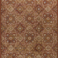 7'7" x 10'10" Polypropelene Rust Area Rug