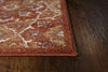 7'7" x 10'10" Polypropelene Rust Area Rug