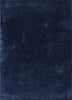 7'6" x 9'6" UV-treated Polyester Blue Area Rug