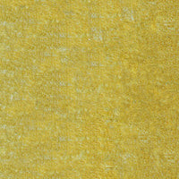 7'6" x 9'6" UV-treated Polyester Yellow Area Rug