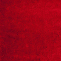 7'6" x 9'6" UV-treated Polyester Red Area Rug