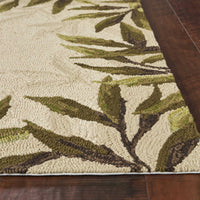 7'6" x 9'6" UV-treated Polypropelene Sand Area Rug